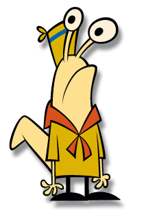 This is the Avatar Image for the Slinkman (Camp Lazlo) AI Voice and Text to Speech Generator